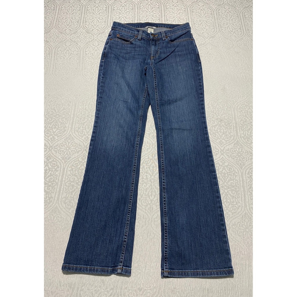 Duluth Trading Co Womens Bootcut Jeans Denim Blue Size 26×30 Made in Mexico